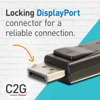 C2G DisplayPort 1.2 Dual Monitor MST Hub 4K Schwarz
