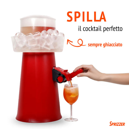 Sprizzer Aperol Spritz Maschine Dispenser Mischer – schwarz