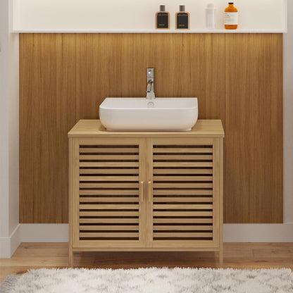 Bellamio Newa Waschbeckenunterschrank – Bambus 60 cm