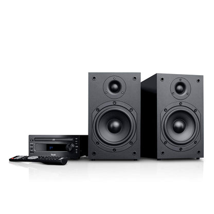 Teufel Kombo 11 HiFi Mini-Stereo-Anlage DAB+ – Schwarz für hochwertigen HiFi-Stereo-Klang mit DAB+ Empfang.