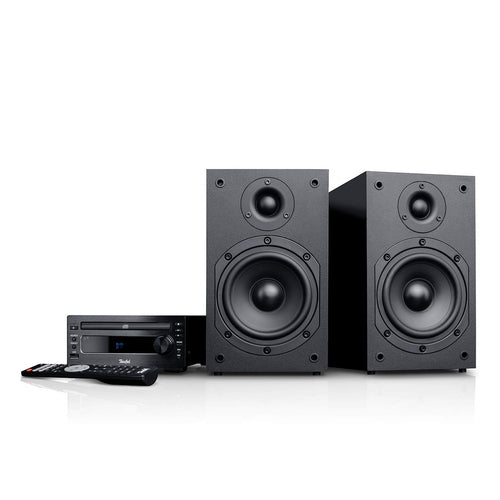 Teufel Kombo 11 HiFi Mini-Stereo-Anlage DAB+ – Schwarz für hochwertigen HiFi-Stereo-Klang mit DAB+ Empfang.