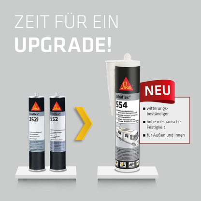 Sika Sikaflex 554 Caravan STP-Klebstoff weiss, 3 x 300 ml