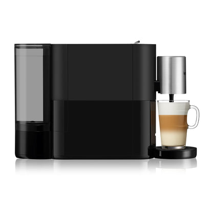 Nespresso Krups Atelier Kaffeemaschine mit Milchschäumer - XN8908 Schwarz/Silber
