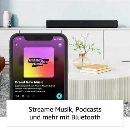 Amazon Fire TV Soundbar 2.0 mit DTS Virtual:X & Dolby Audio
