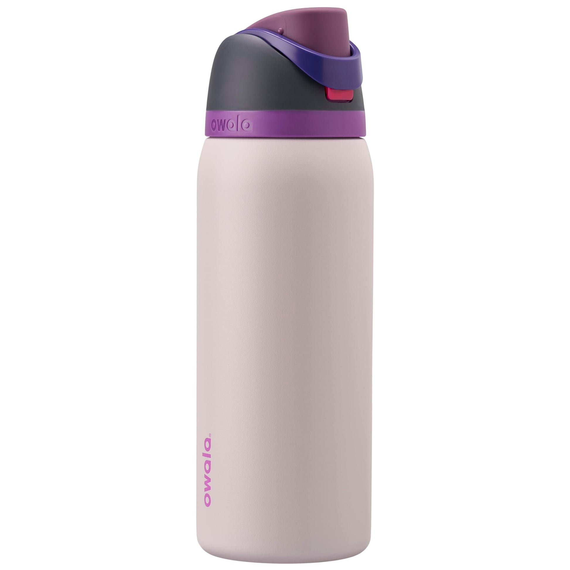 Owala FreeSip Trinkflasche Edelstahl isoliert, 945 ml, Dreamy Field mit Strohhalm und Trageschlaufe