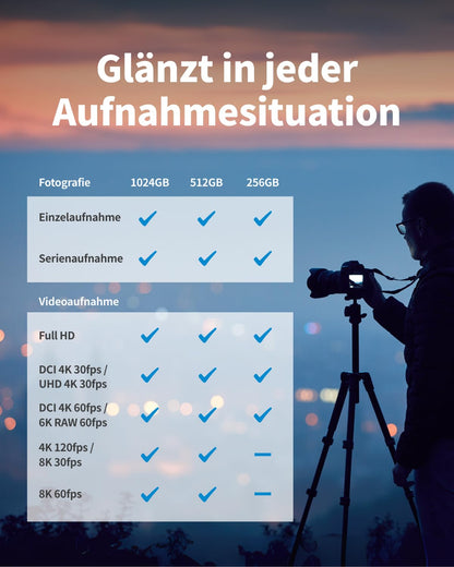 Nextorage B3SE CFexpress 4.0 Typ B Karte - 512GB