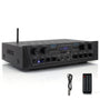 Pyle 500W Bluetooth Verstärker 4-Kanal Stereo Receiver mit FM-Radio und Fernbedienung