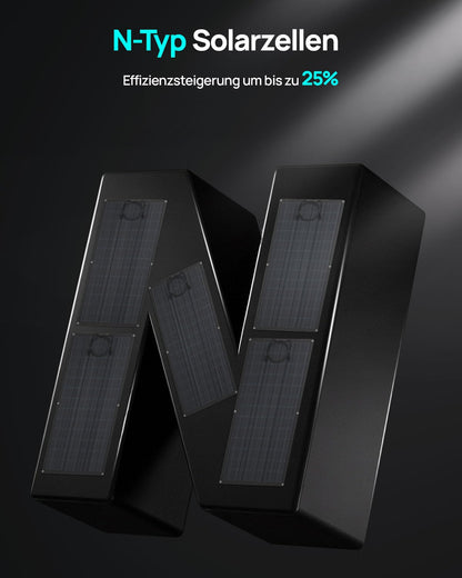 ECO-WORTHY Flexibles Solarpanel 200W ETFE monokristallin 18BB