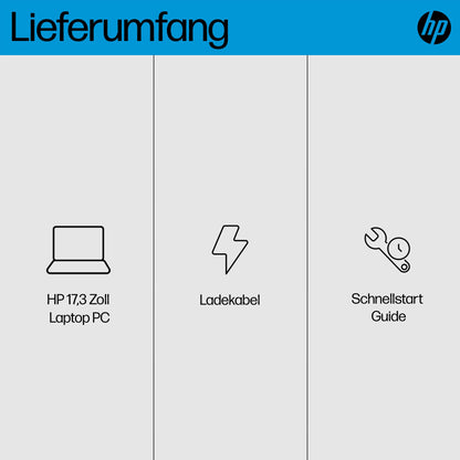 HP Laptop 17,3" FHD - Ryzen 3 7320U 512GB SSD Schwarz