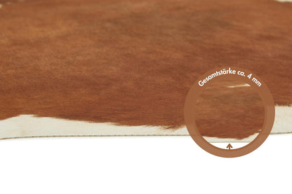 andiamo Amarillo Kunstfell Teppich - 125x155 cm Creme-braun