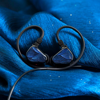 TRUTHEAR Crinacle Zero:BLUE2 Dual Dynamic Drivers In-Ear-Kopfhörer mit abnehmbarem Kabel (3,5 mm)