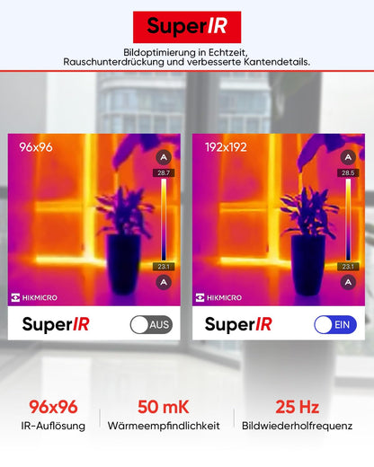HIKMICRO Minie Wärmebildkamera Smartphone - USB-C/Lightning