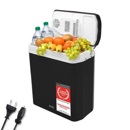 TZS First Austria Kühlbox 24L thermoelektrisch 12V/230V – Schwarz