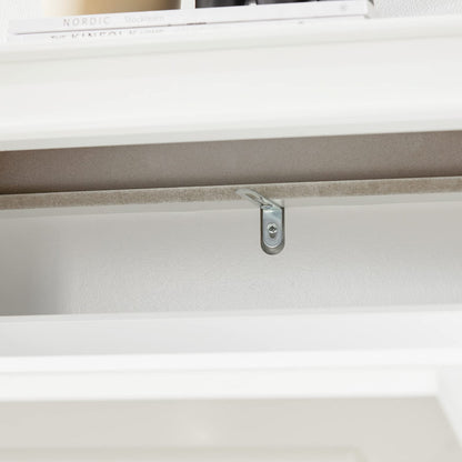 SoBuy Schuhschrank FSR94-W – Schuhkipper Weiss mit 3 Klappen