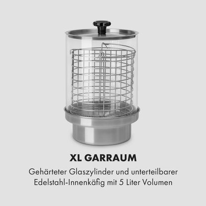 Klarstein Wurstfabrik Pro 550 Hot Dog Maker – Silber