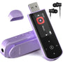 RUIZU X69 MP3 Player mit Bluetooth 5.3, 64 GB, Clip und FM Radio, Gehäuserahmen aus Zinklegierung