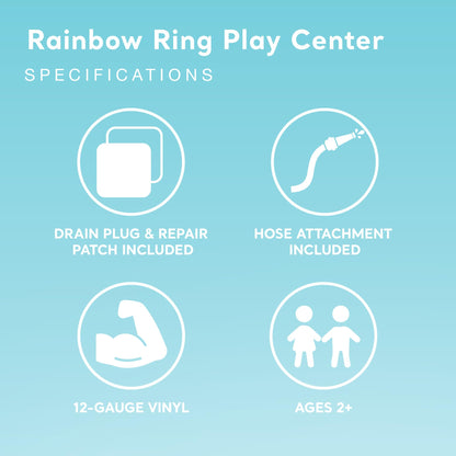 Intex Rainbow Ring Play Center Planschbecken 297 x 193 x 135 cm