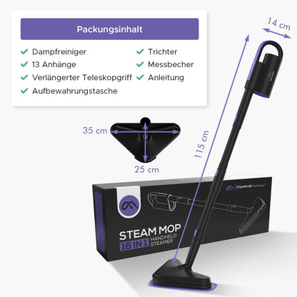 Motionflow 16-in-1 Hochdruck-Dampfreiniger – Flächen & Polster