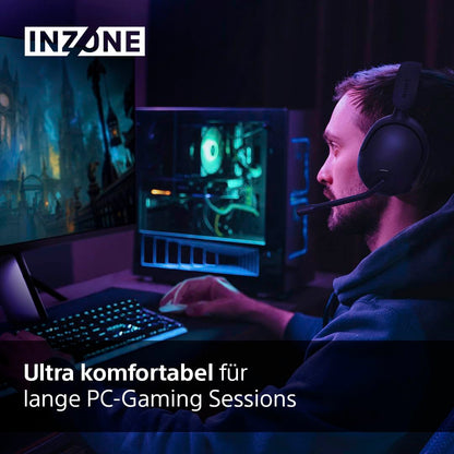 Sony INZONE H5 Kabelloses Gaming Headset für PC/PS5 - Schwarz
