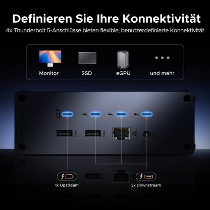 UGREEN Revodok Max 2131 Thunderbolt 5 Dock 120Gbps, 140W