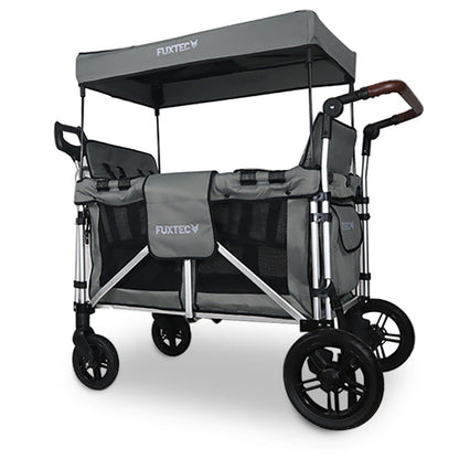 FUXTEC FX-CTXL900 Bollerwagen faltbar - Grau mit Dach