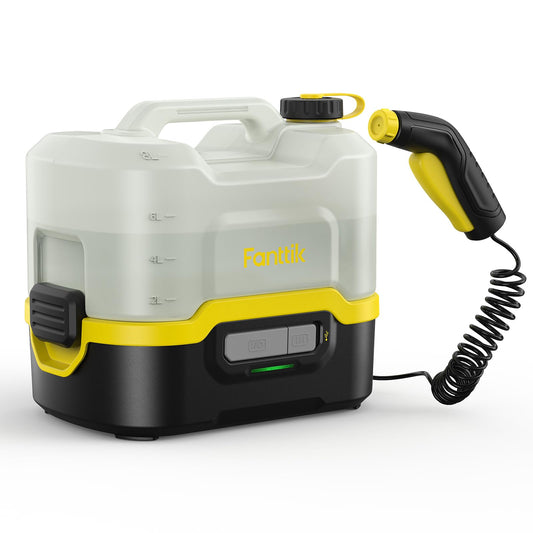 Fanttik NB8 Nano Akku-Hochdruckreiniger – 8 Liter Tank. Kompaktes Gerät für portable Reinigung ohne Wasser-/Stromanschluss.