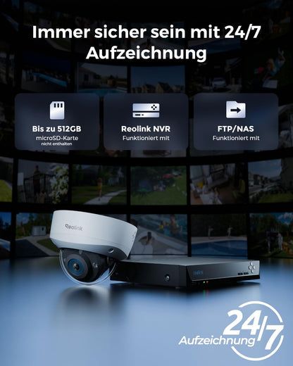 Reolink RLC-1240A Vandalismusgeschützte PoE-Kamera - 12MP