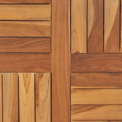 vidaXL Teak Massiv Tischplatte - Rund 70cm 2.5cm Dick
