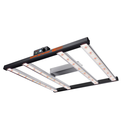 Spider Farmer G3000 LED Pflanzenlampe 300W Vollspektrum dimmbar mit vier LED-Lichtbalken und Aluminiumrückseite
