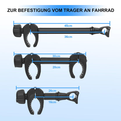 TEOV Rahmenhalter Fahrradhalterung für Fahrradträger, 3er-Set