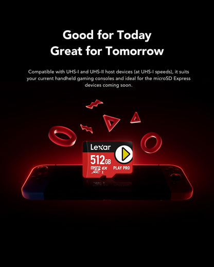 Lexar Play PRO MicroSDXC Express Gaming Speicherkarte - 512GB