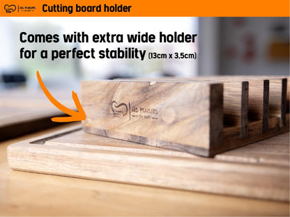 Les Plaisirs Du Chef Schneidebrett Set – 4-teilig Akazienholz