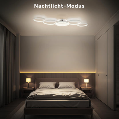 BAYHT LED Deckenleuchte Rund Dimmbar – 50W Weiss, mit Fernbedienung