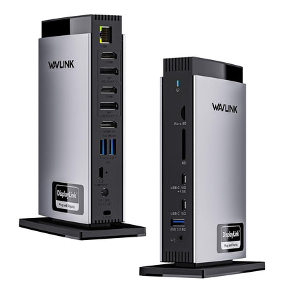 WAVLINK Displaylink USB C Docking Station - Triple Display 4K 100W