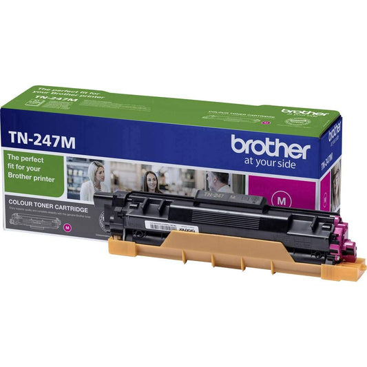 Brother TN-247M Original Jumbo Tonerkassette - Magenta XL. Magenta Kassette für Farbdrucke im Laserdrucker.