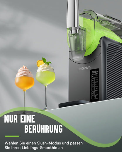 INOVIVA Slush Maschine S1.2 – 2 L, ohne Eis, 5 Programme