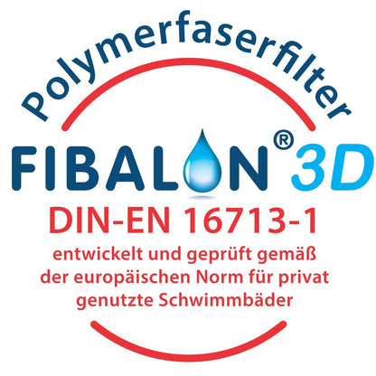 FIBALON Flocking Rope Polymerfaserfilter für Sandfilteranlagen 8 Netze