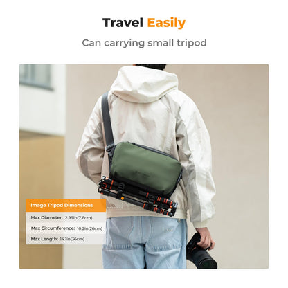 K&F CONCEPT Kamera-Schultertasche 7L wasserdicht für Canon Nikon Sony