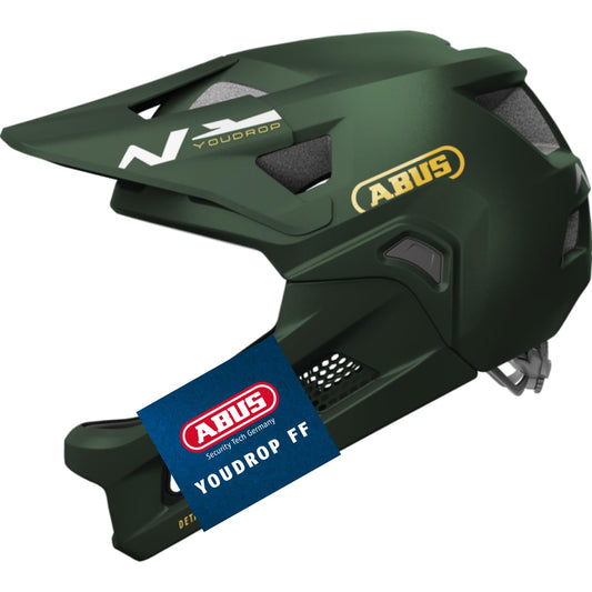 ABUS YouDrop FF Kinder-Fullface Helm - Grün S