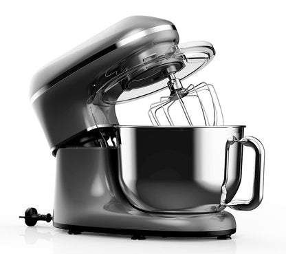 Fentic Küchenmaschine 2000W, 6.2L Edelstahl Rührschüssel - Anthrazit