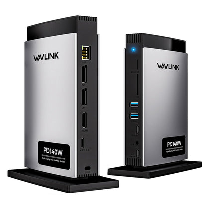 WAVLINK Laptop USB C Dock – Dreifach Display, 125W PD