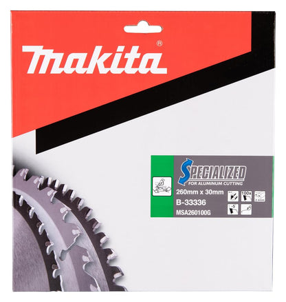 Makita Specialized Saegeblatt - 260x30mm 100Z B-33336