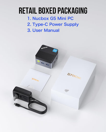 GMKtec G5 N97 Mini-PC Micro Computer - 12GB RAM, 256GB SSD