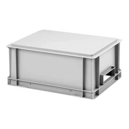 1a-TopStore Eurobox EB-417, 4 Stück, grau, 40x30x17,5 cm, 16,5 Liter