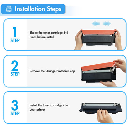 Kompatibler HP 117A Toner Set für MFP 178nwg 179fwg – 4er-Pack