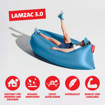 Fatboy Lamzac 3.0 Aufblasbares Sofa Liege - Himmelblau