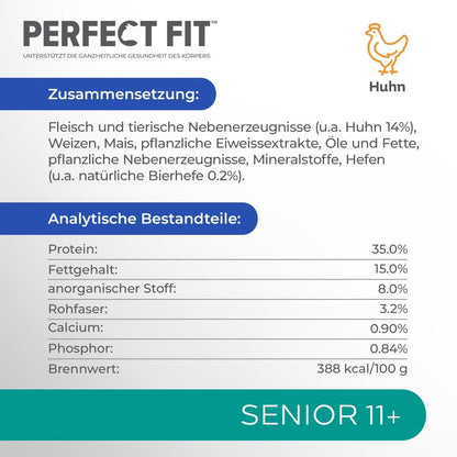 Perfect Fit Katzenfutter Senior 11+ mit Huhn 3x2,8kg