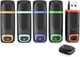 Vansuny USB 3.0 Stick 32GB 5er-Pack, Speicherstick mit LED, bunt – mit Kappe und Trageschlaufe