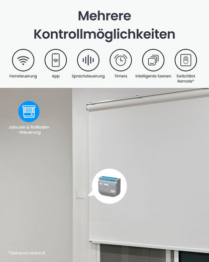 SwitchBot Wlan Schalter 2PM Smart Relaisschalter 16A, 2er-Pack