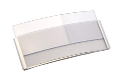 Schmalz Lineo Namensschild aus Aluminium mit Magnet, silber, 10er-Set